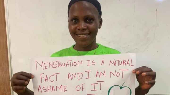 Sample advocacy message against period stigma